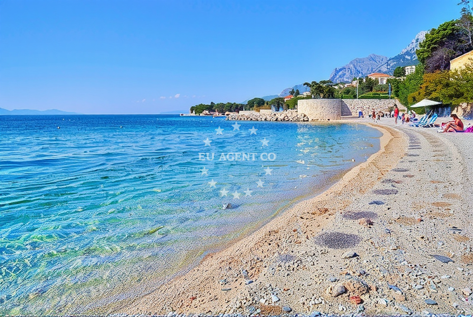 Additional view of Podgora harbor in Harbour in Podgora, Central Dalmatia, Croatia photo 5