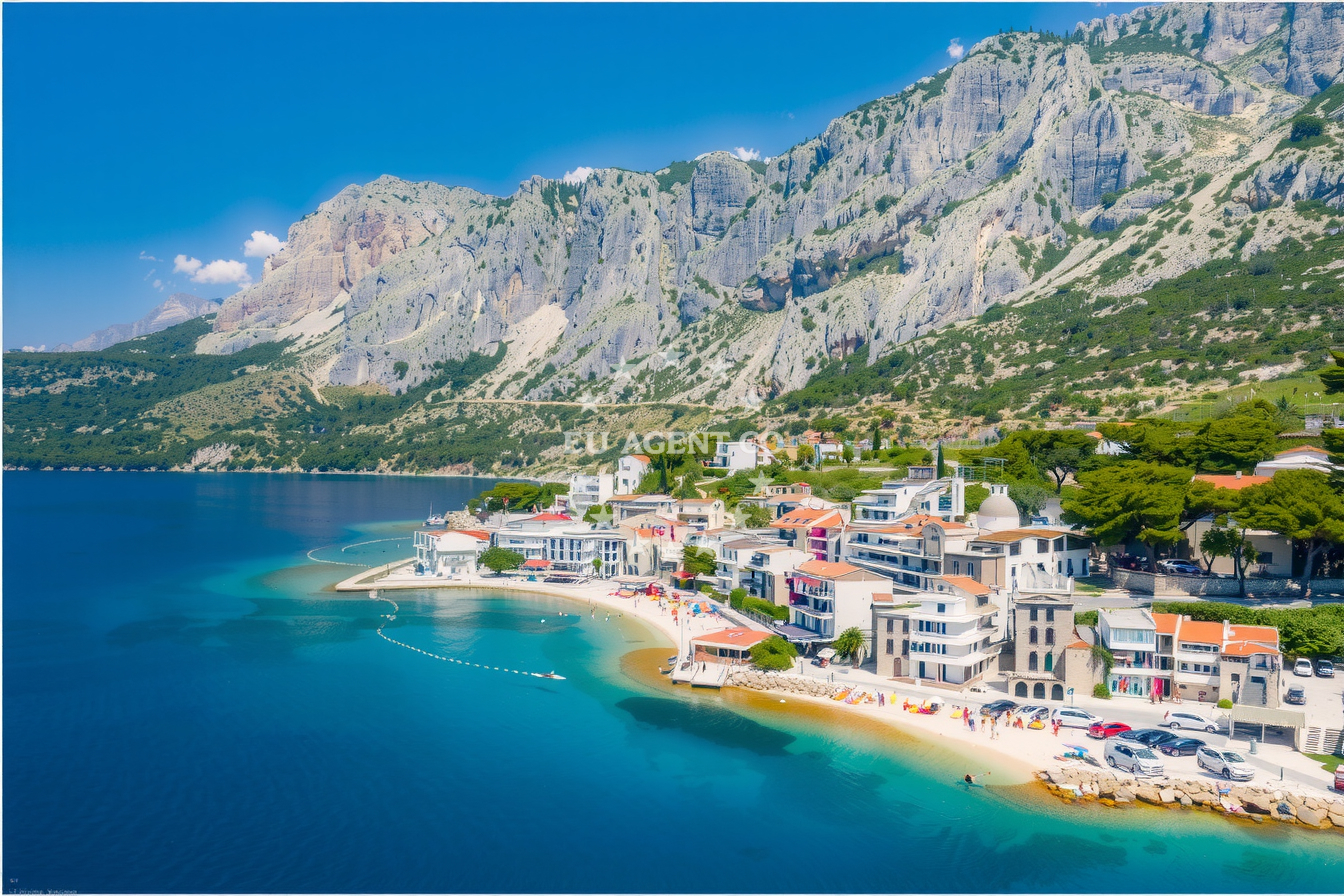 Additional view of Podgora harbor in Harbour in Podgora, Central Dalmatia, Croatia photo 9
