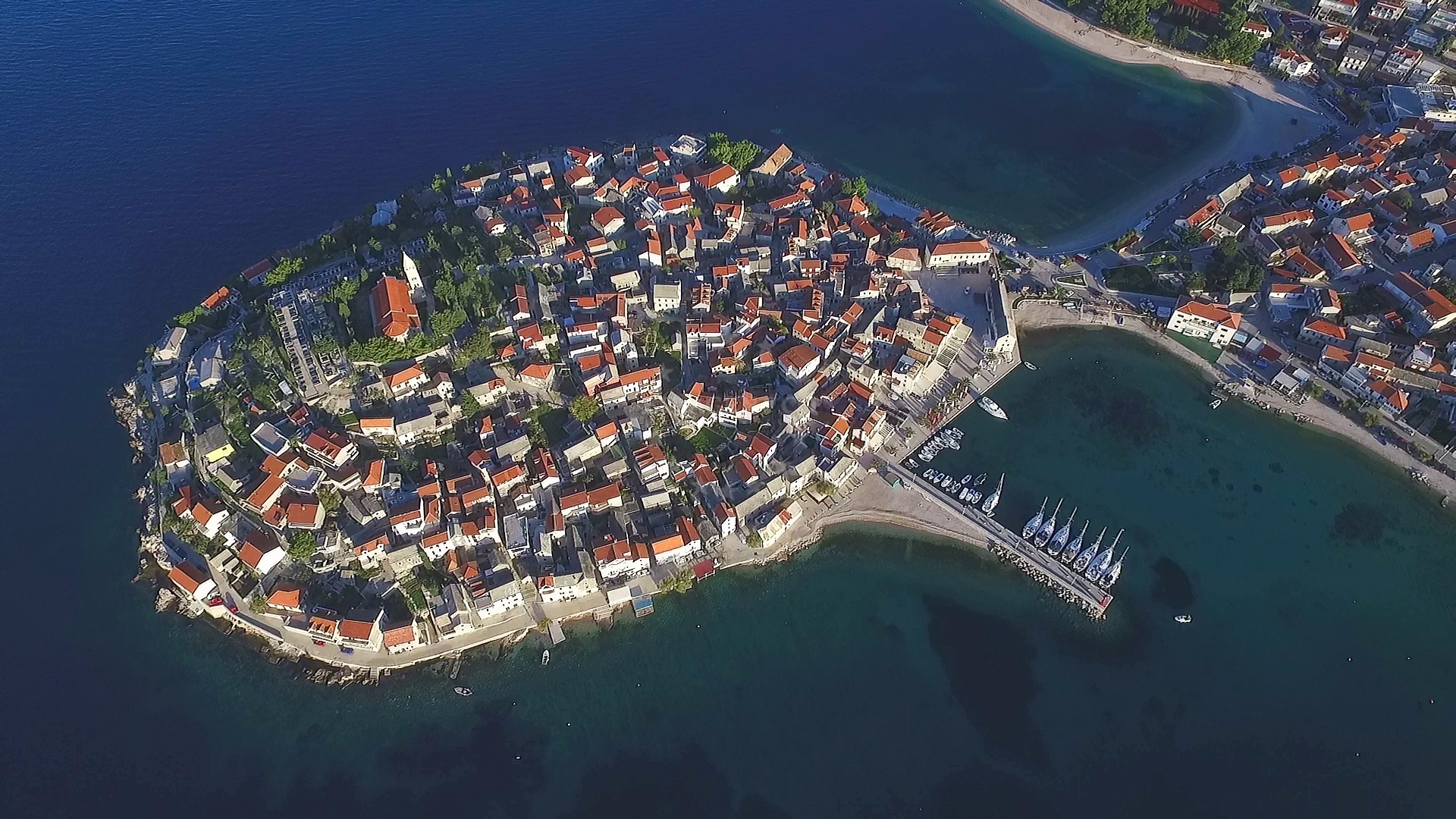 Additional view of Primošten harbor in Harbour in Primošten, Central Dalmatia, Croatia photo 32