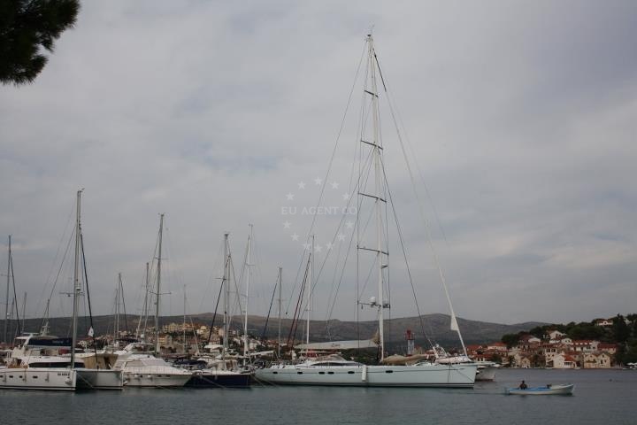 View of the Adriatic Sea from Rogoznica Harbour