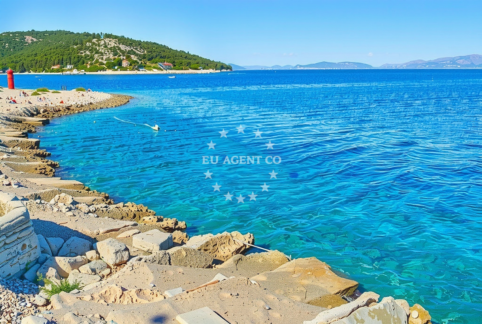 Additional view of Rogač harbor in Harbour in Rogač on the island Šolta, Central Dalmatia, Croatia photo 9