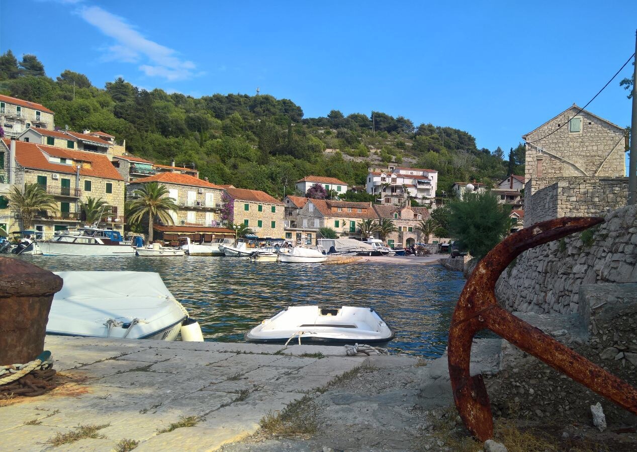 Additional view of Stomorska harbor in Harbour in Stomorska on the island Šolta, Central Dalmatia, Croatia photo 16