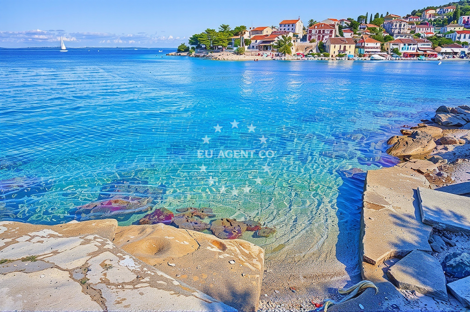 Additional view of Stomorska harbor in Harbour in Stomorska on the island Šolta, Central Dalmatia, Croatia photo 24
