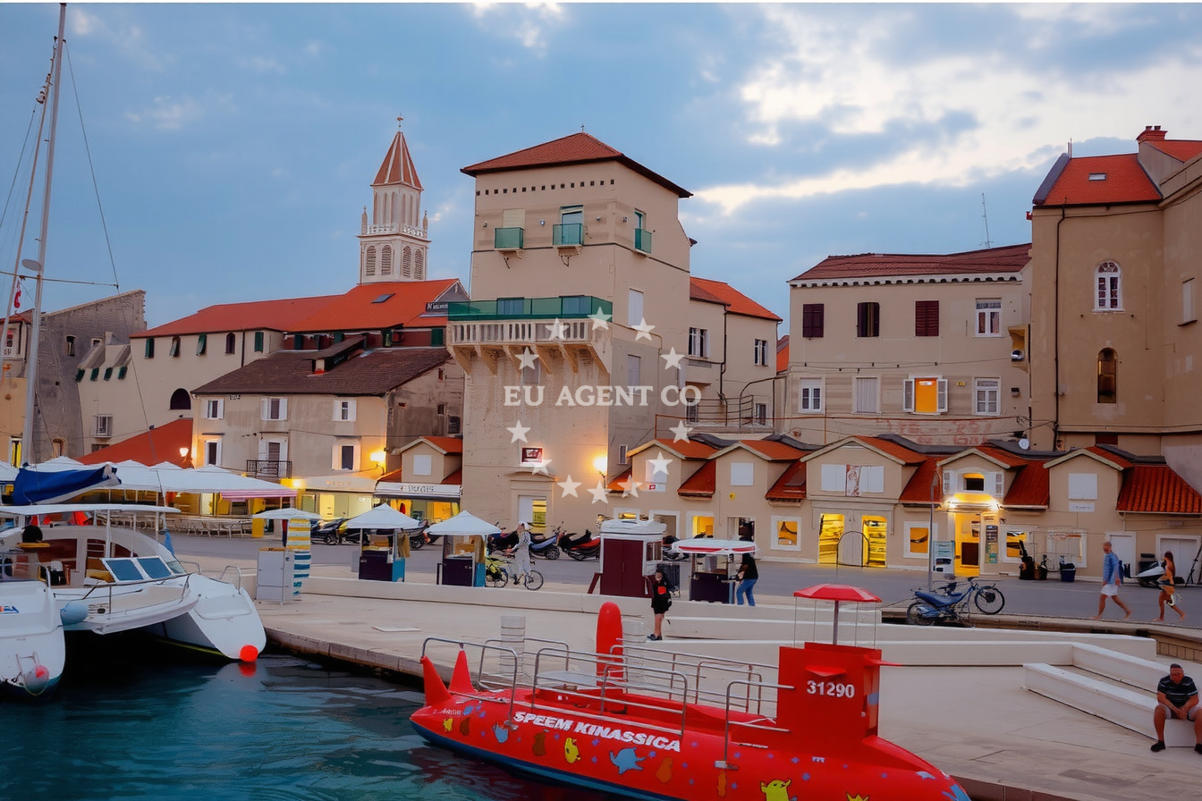 Additional view of Divulje harbor in Harbour in Trogir, Central Dalmatia, Croatia photo 8