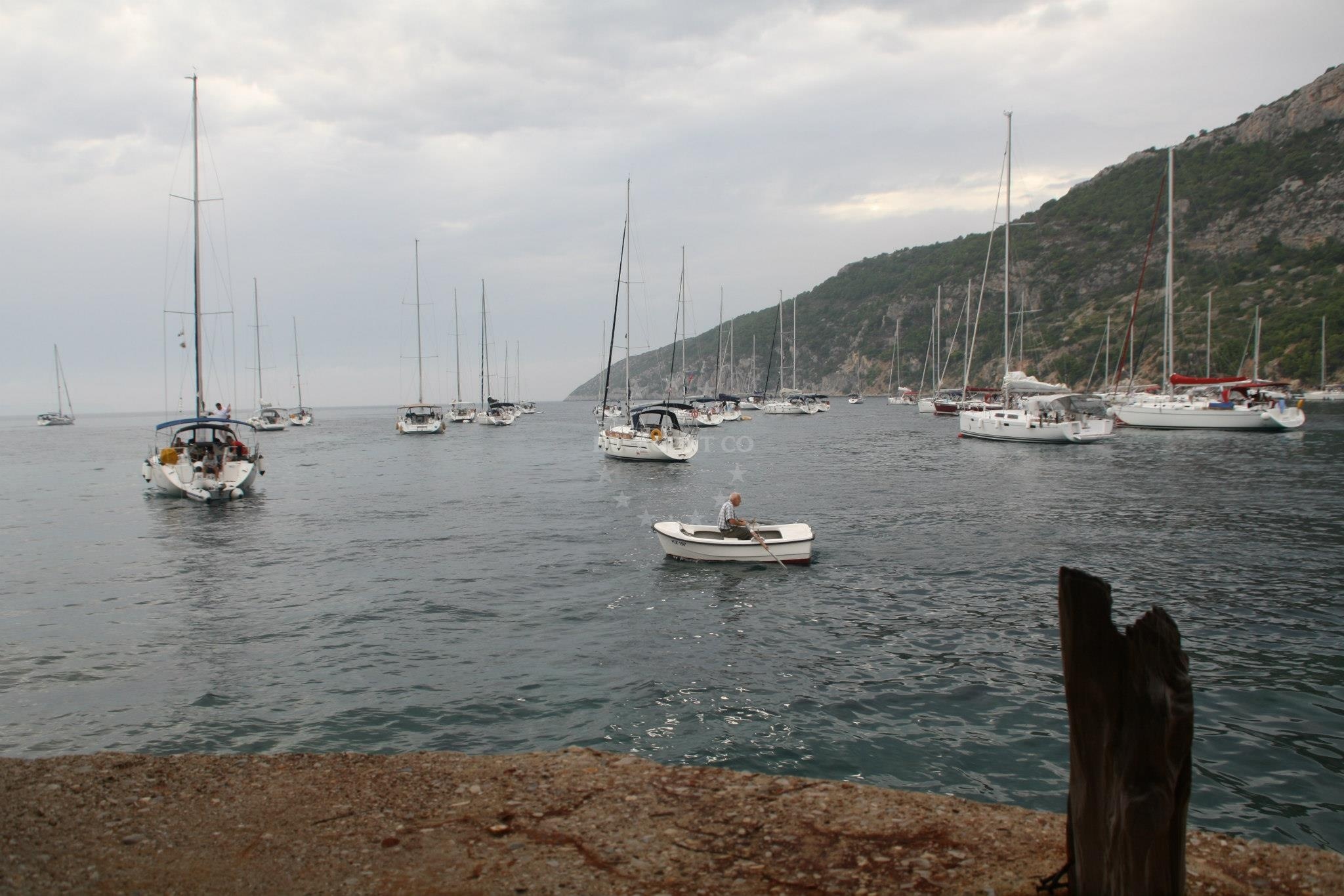 Additional view of Komiža harbor in Harbour in Komiža on the island Vis, Central Dalmatia, Croatia photo 14