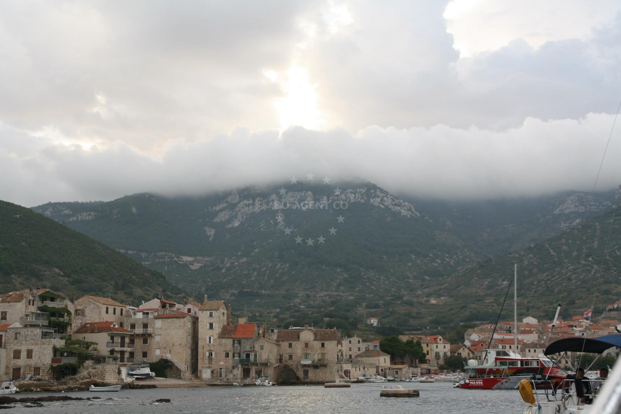 Additional view of Komiža harbor in Harbour in Komiža on the island Vis, Central Dalmatia, Croatia photo 16