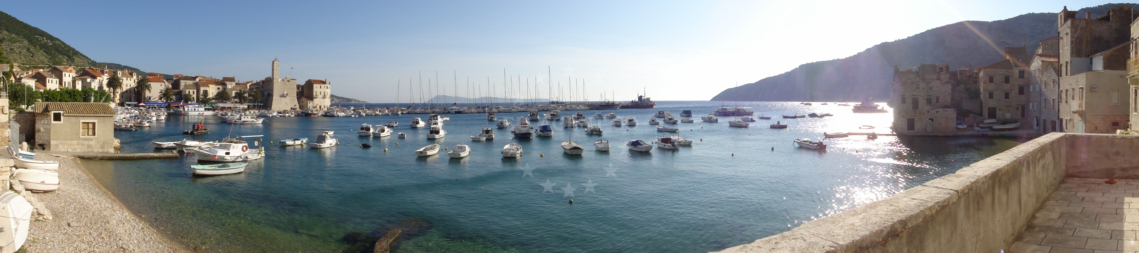 Additional view of Komiža harbor in Harbour in Komiža on the island Vis, Central Dalmatia, Croatia photo 19