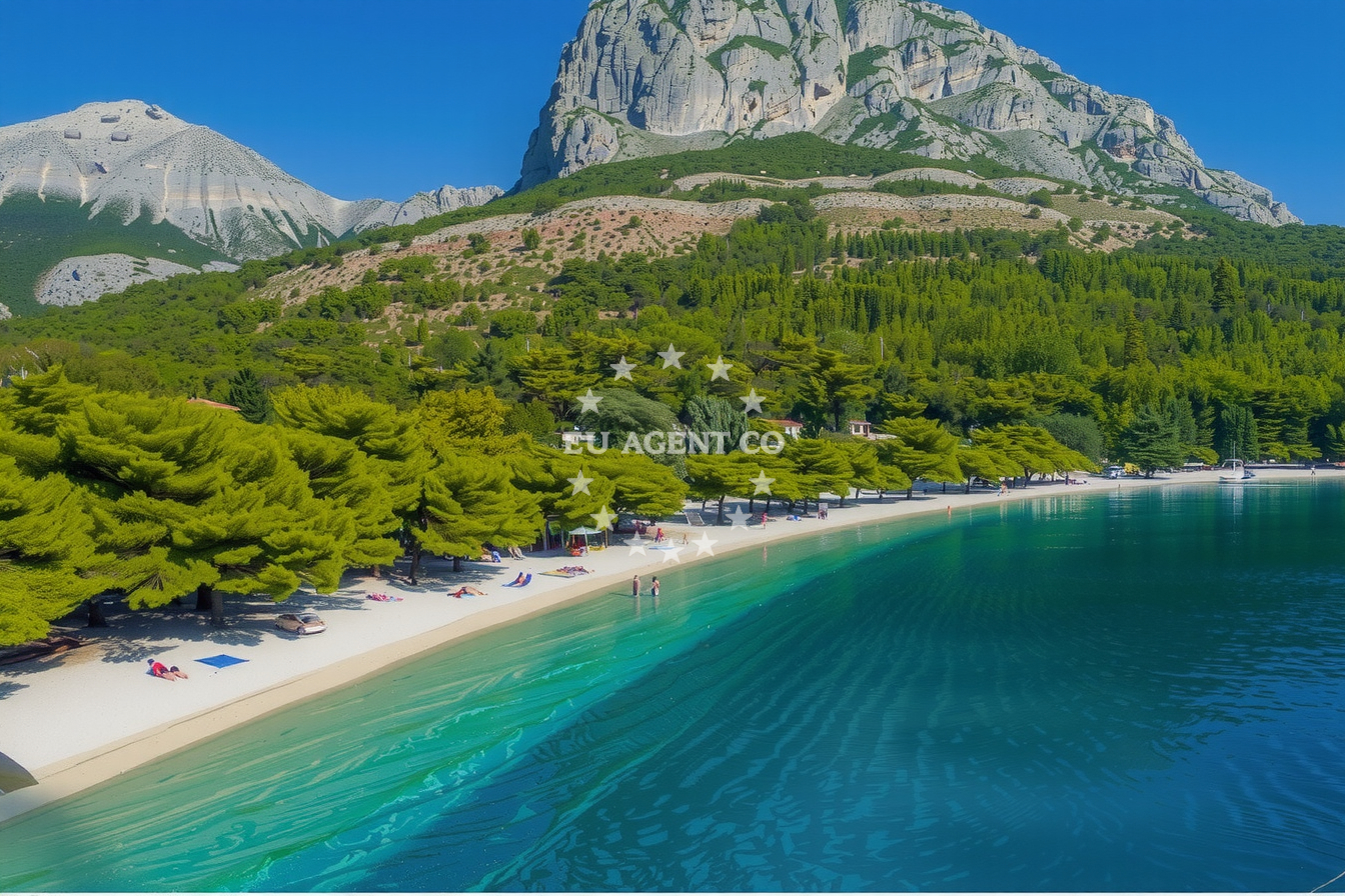 Additional view of Zaostrog harbor in Harbour in Zaostrog, Central Dalmatia, Croatia photo 11