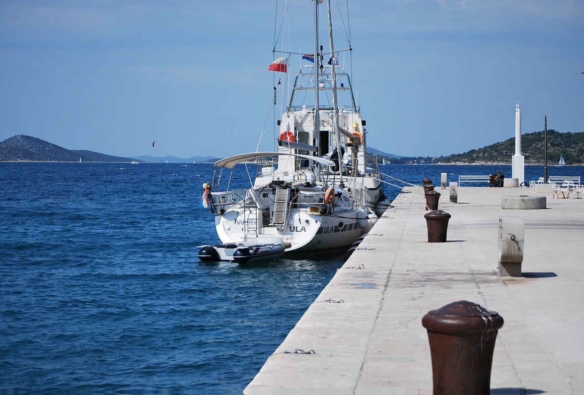 Yacht club in southern harbor section