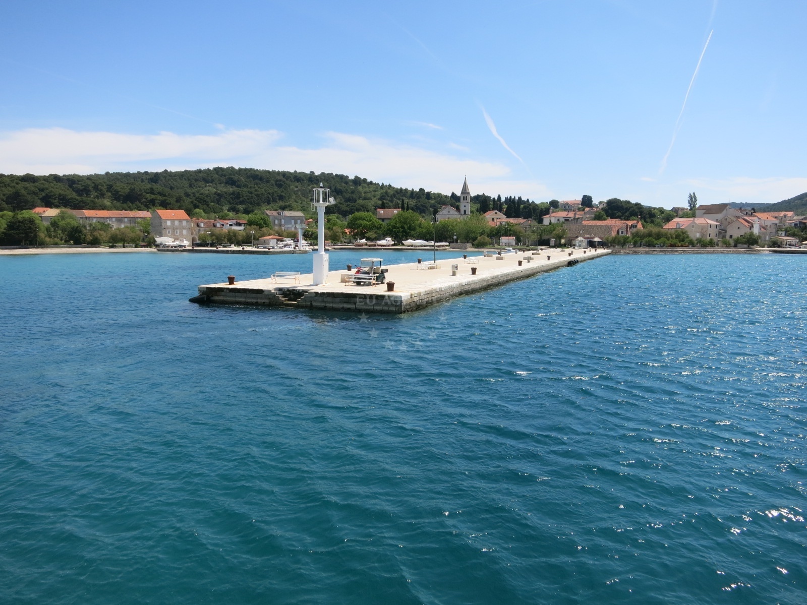 Additional view of Zlarin harbor in Harbour in Zlarin on the island Zlarin, Central Dalmatia, Croatia photo 6