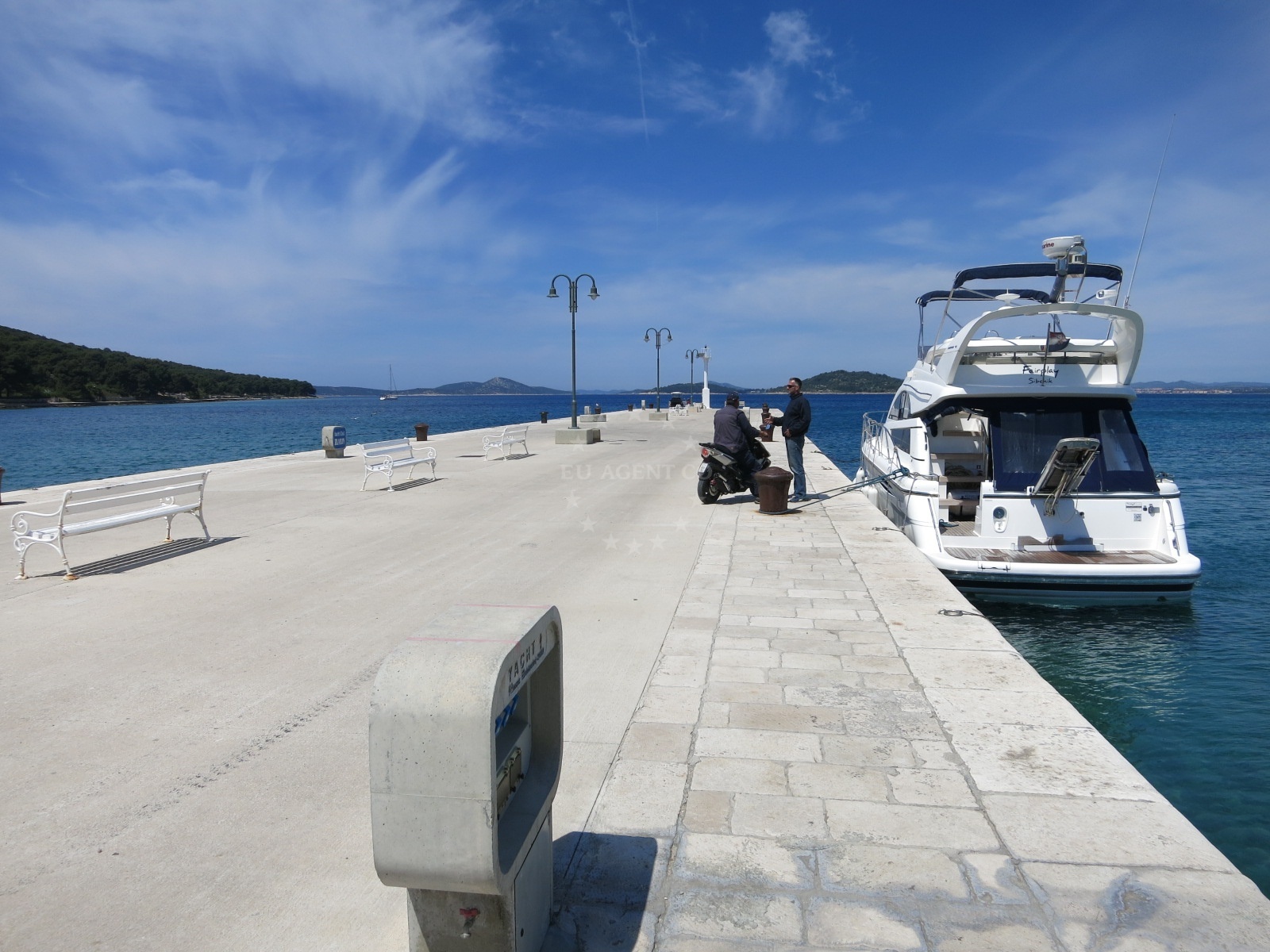 Additional view of Zlarin harbor in Harbour in Zlarin on the island Zlarin, Central Dalmatia, Croatia photo 7