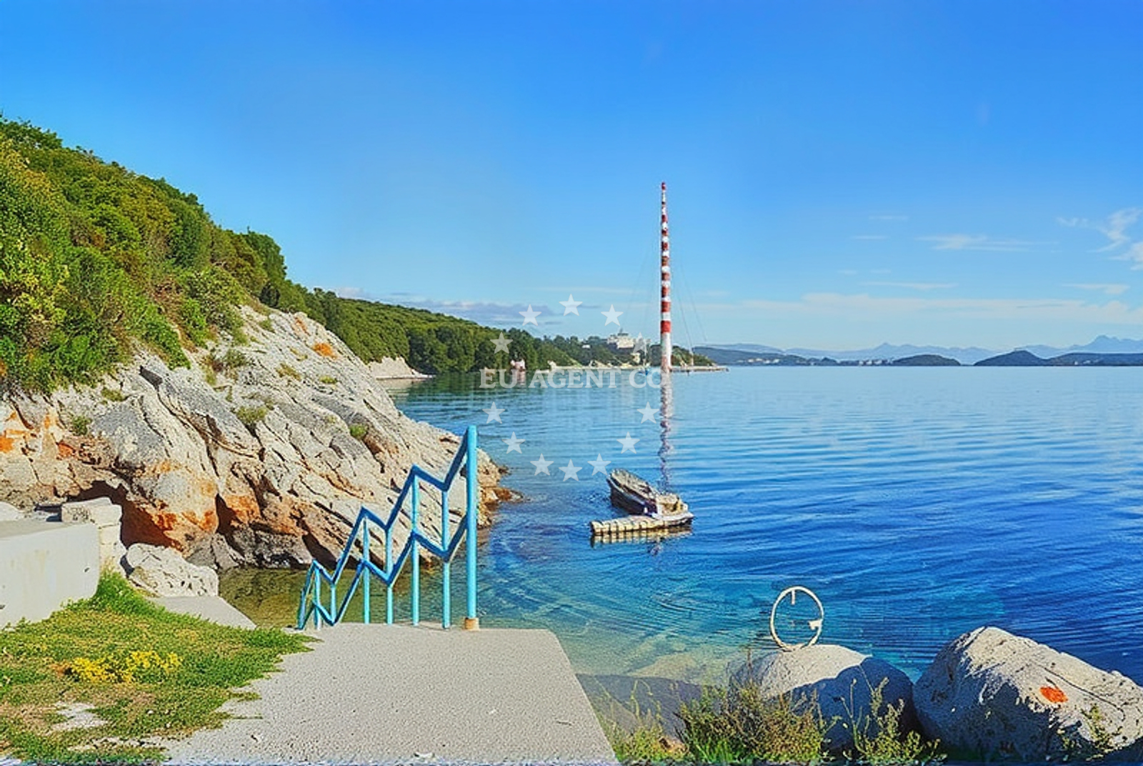 Approach and location view of Bakar harbor in Harbour in Bakar, Istria and Kvarner, Croatia photo 3
