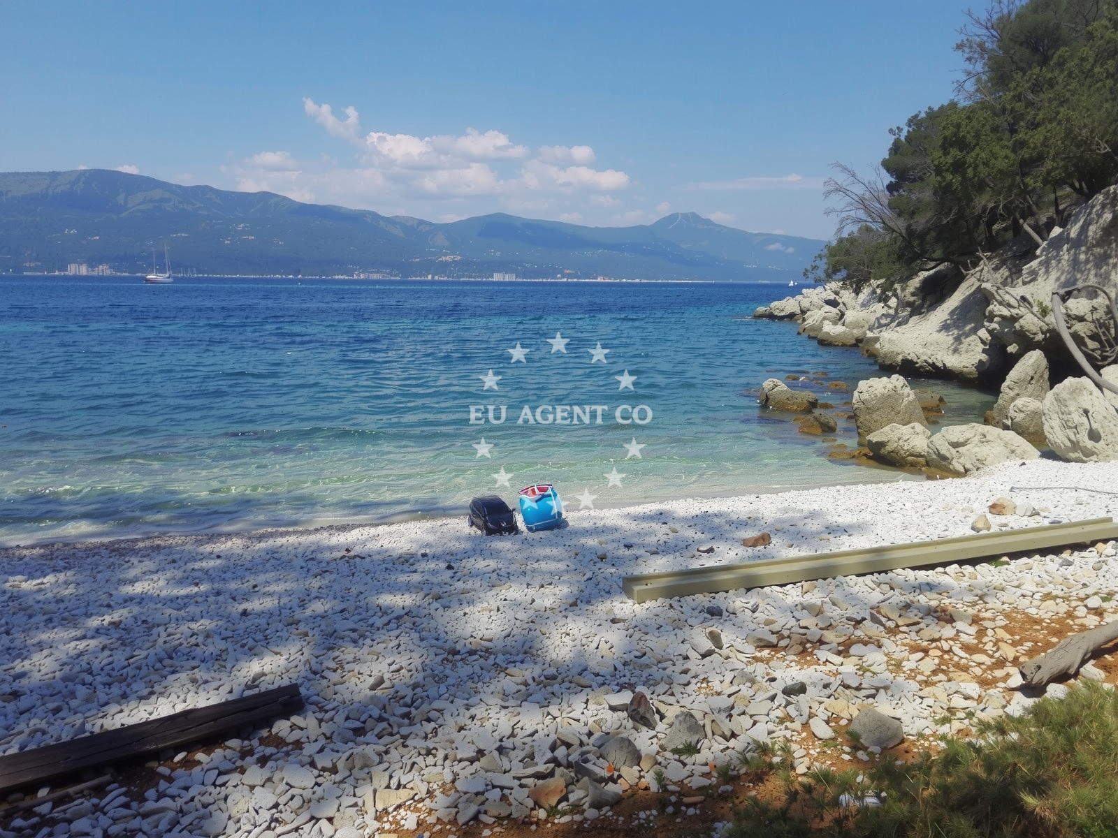 Additional view of Porozina harbor in Harbour in Porozina on the island Cres, Istria and Kvarner, Croatia photo 6