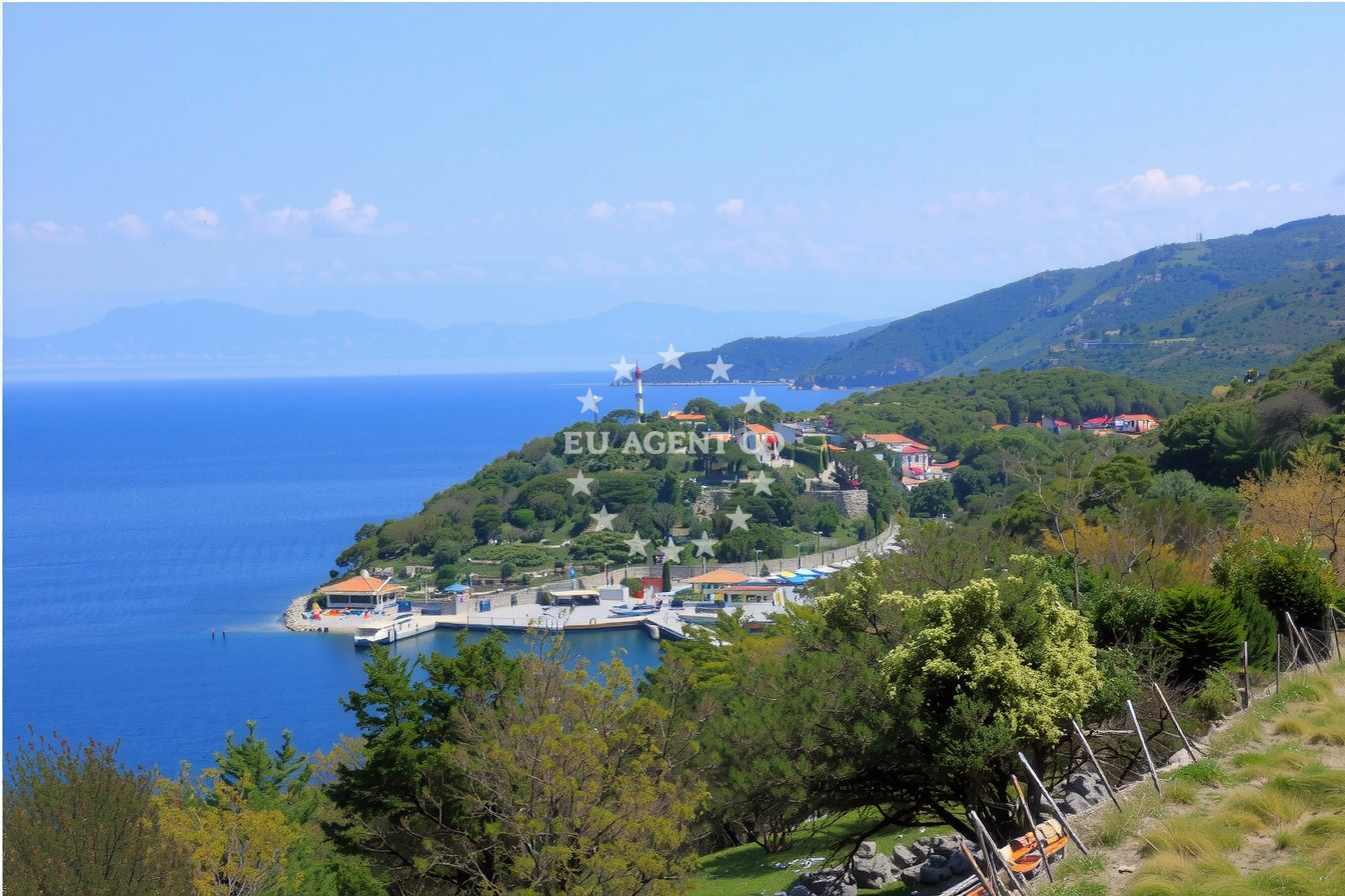 Additional view of Porozina harbor in Harbour in Porozina on the island Cres, Istria and Kvarner, Croatia photo 7