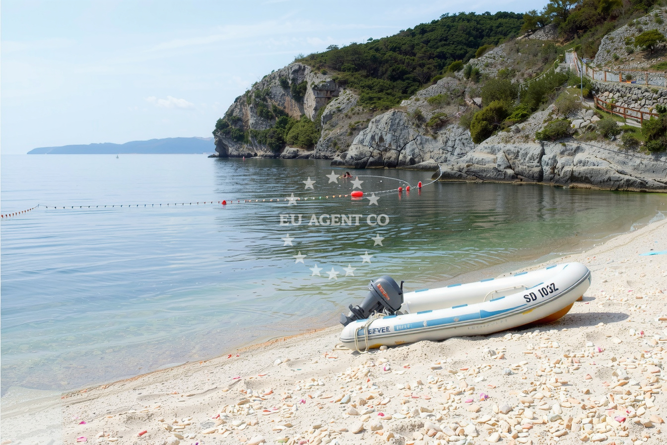 Additional view of Porozina harbor in Harbour in Porozina on the island Cres, Istria and Kvarner, Croatia photo 13