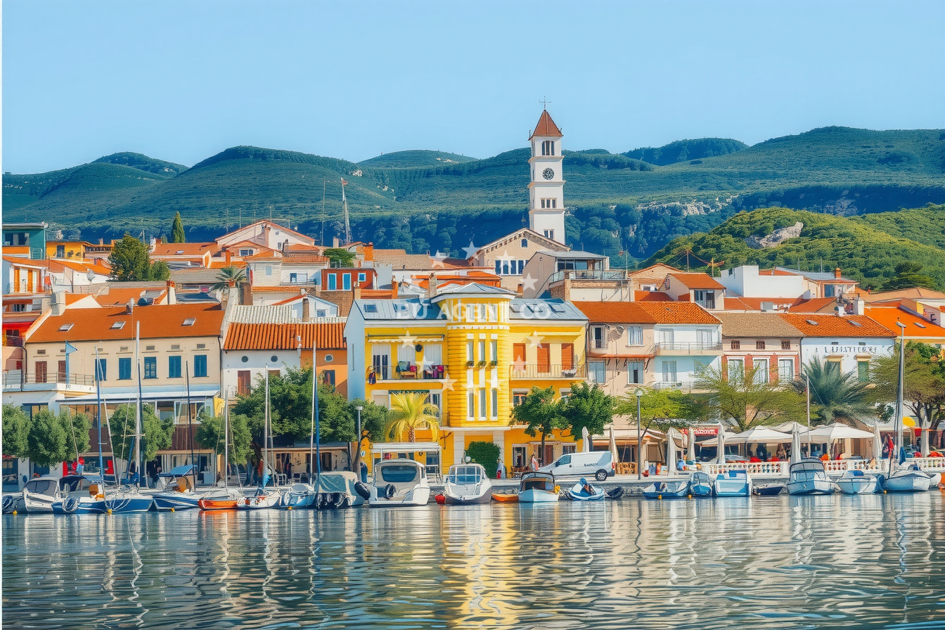 Additional view of Crikvenica harbor in Harbour in Crikvenica, Istria and Kvarner, Croatia photo 11
