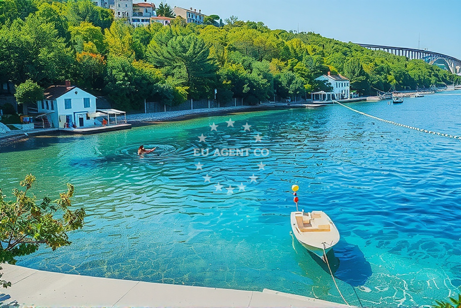 Additional view of Črešnjeva harbor in Harbour in Crisnjeva, Istria and Kvarner, Croatia photo 6