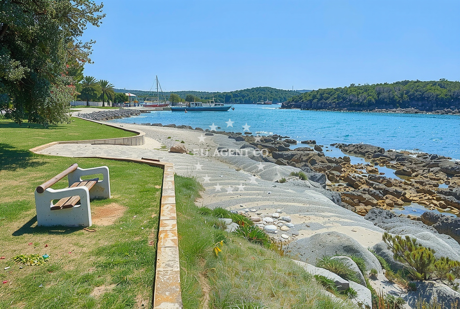 Valkanela Harbour with boat lift and slipway facilities