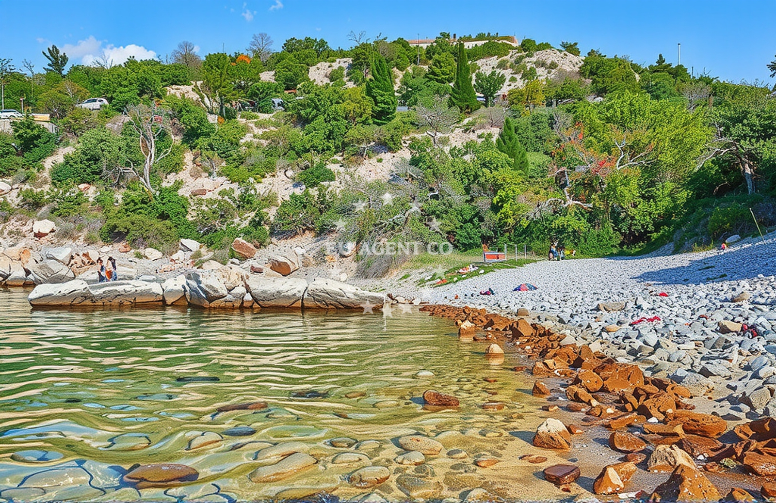 Approach and location view of Jablanac harbor in Harbour in Jablanac, Istria and Kvarner, Croatia photo 3