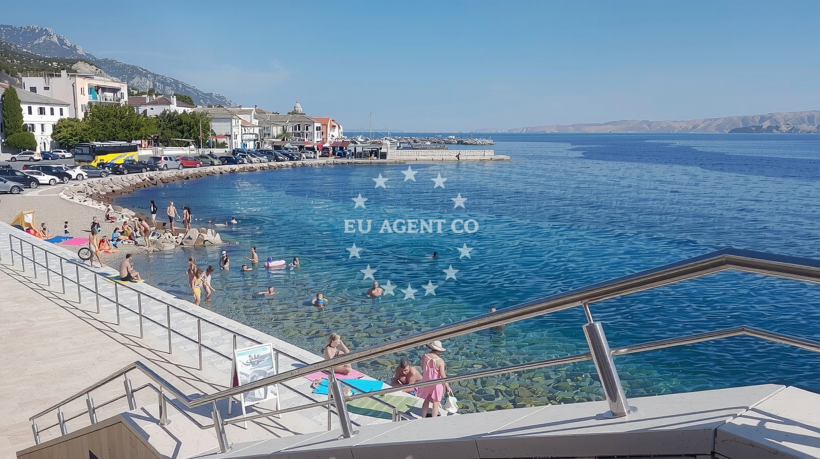 Approach and location view of Karlobag harbor in Harbour in Karlobag, Istria and Kvarner, Croatia photo 3