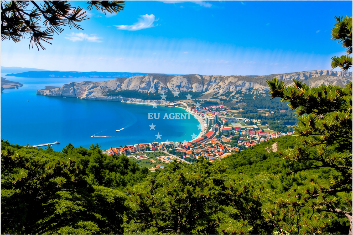 Additional view of Baška harbor in Harbour in Baška on the island Krk, Istria and Kvarner, Croatia photo 10