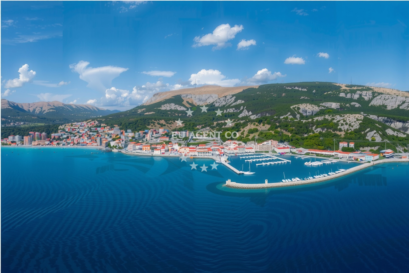 Additional view of Baška harbor in Harbour in Baška on the island Krk, Istria and Kvarner, Croatia photo 11