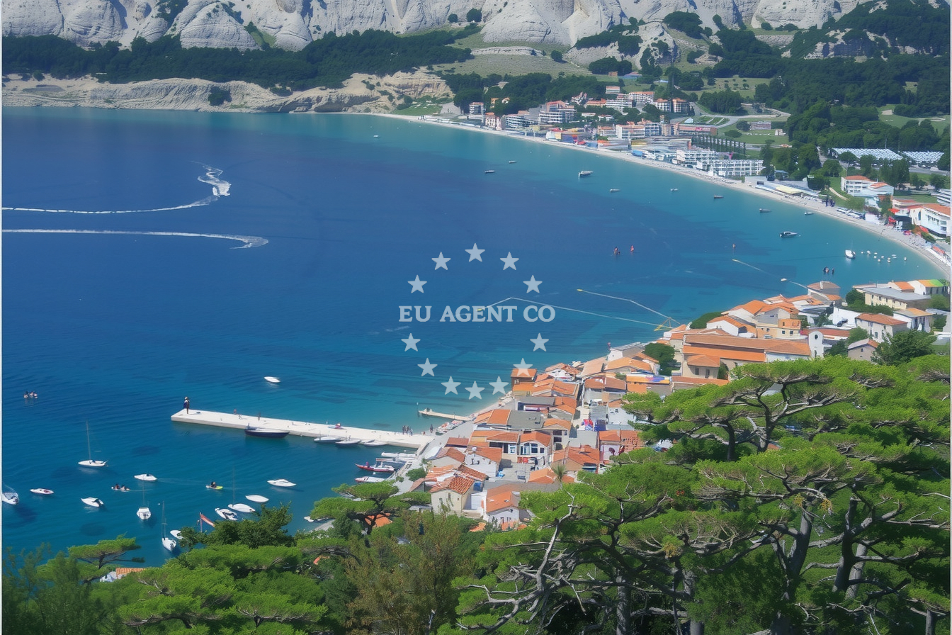 Additional view of Baška harbor in Harbour in Baška on the island Krk, Istria and Kvarner, Croatia photo 18