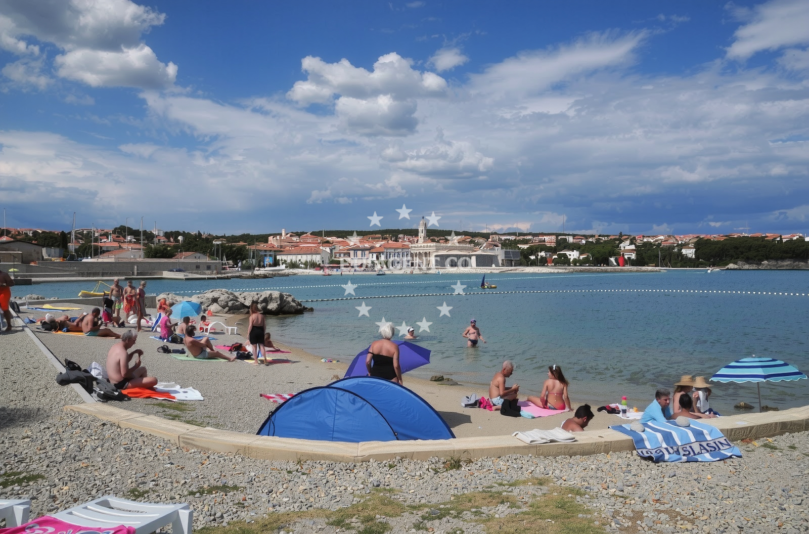 Facilities and surroundings at Krk harbor in Harbour in Krk on the island Krk, Istria and Kvarner, Croatia photo 2