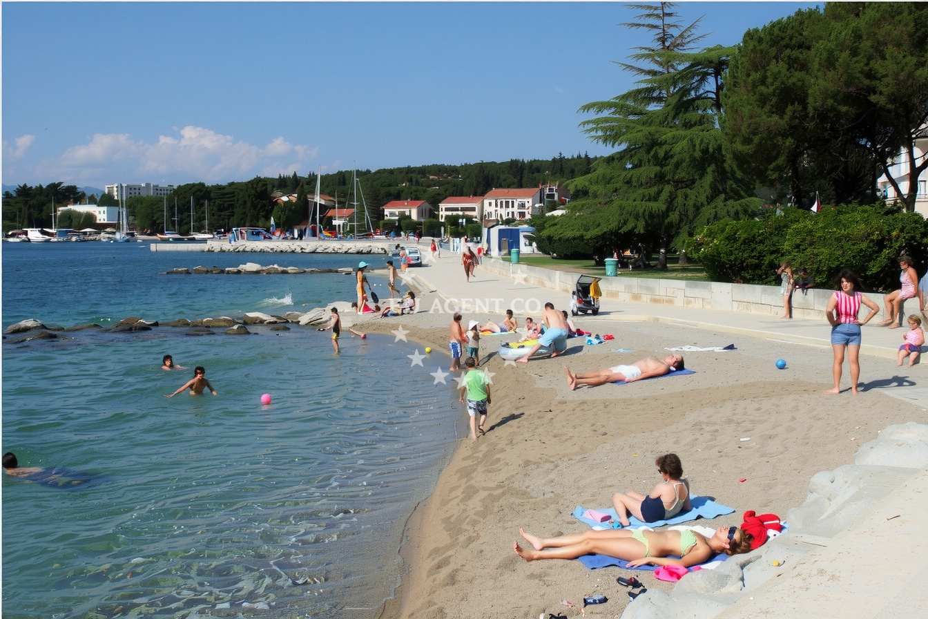Additional view of Haludovo harbor in Harbour in Malinska on the island Krk, Istria and Kvarner, Croatia photo 8