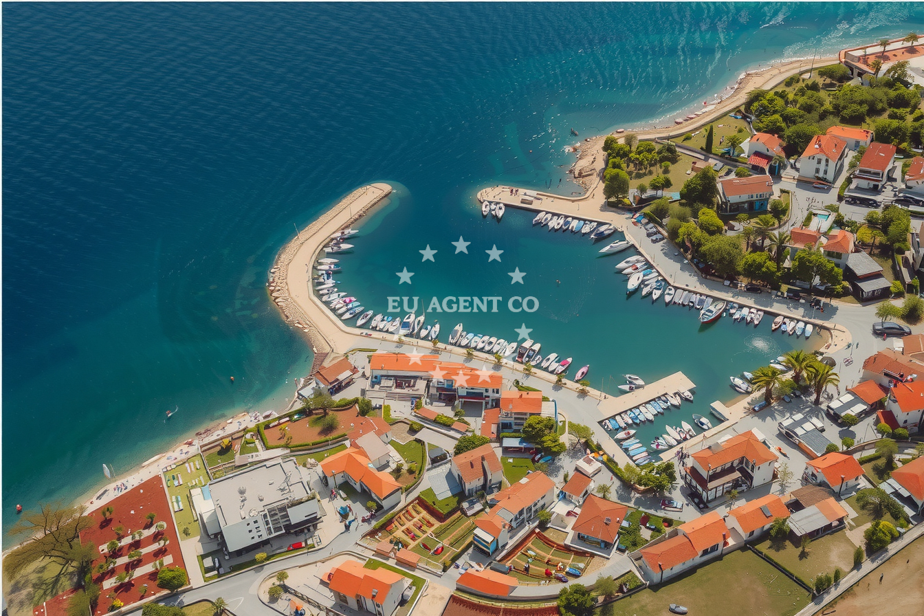 Additional view of Porat harbor in Harbour in Porat on the island Krk, Istria and Kvarner, Croatia photo 10