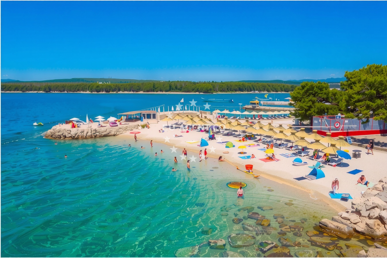 Additional view of Punat harbor in Harbour in Punat on the island Krk, Istria and Kvarner, Croatia photo 13