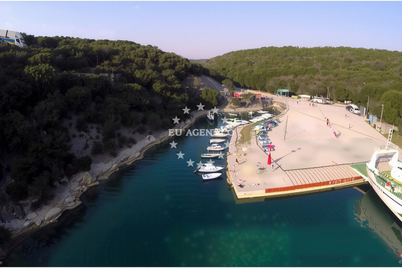Additional view of Valbiska harbor in Harbour on the island Krk, Istria and Kvarner, Croatia photo 6