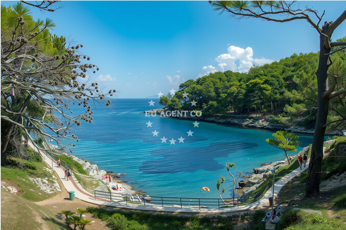Additional view of Valbiska harbor in Harbour on the island Krk, Istria and Kvarner, Croatia photo 10