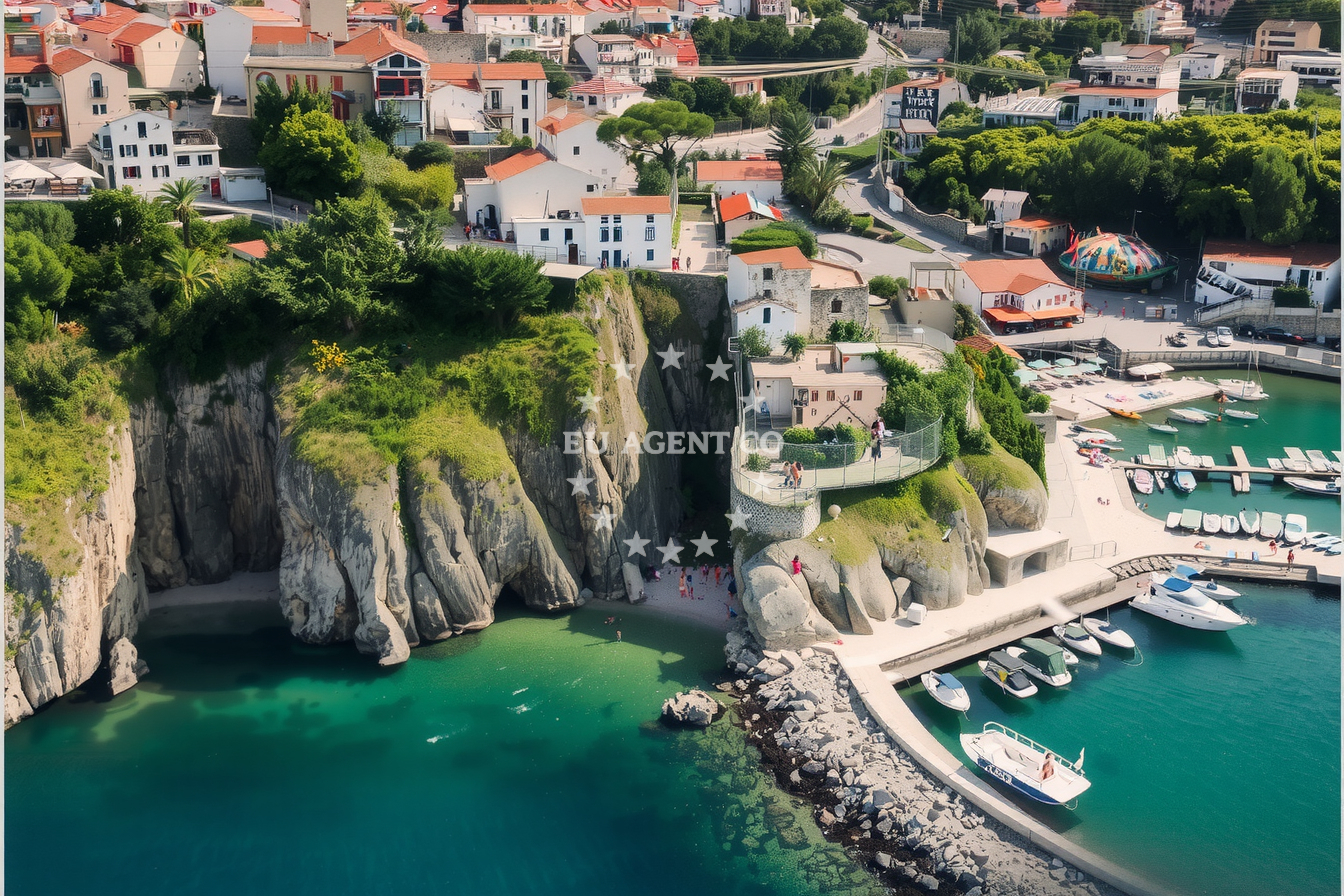 Additional view of Vrbnik harbor in Harbour in Vrbnik on the island Krk, Istria and Kvarner, Croatia photo 7