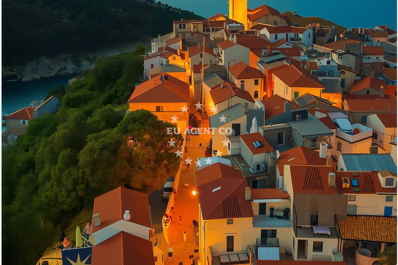 Additional view of Vrbnik harbor in Harbour in Vrbnik on the island Krk, Istria and Kvarner, Croatia photo 9