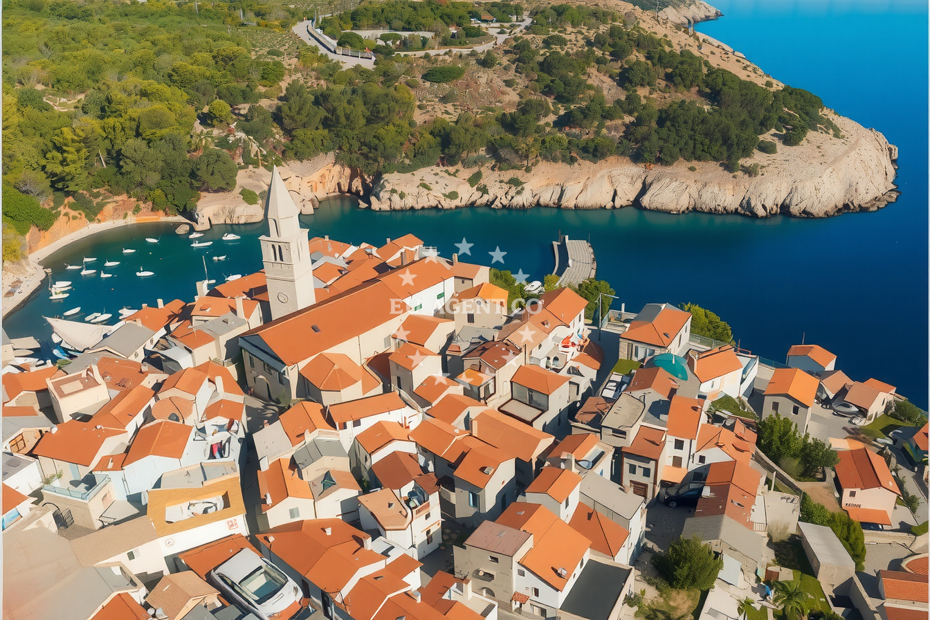 Additional view of Vrbnik harbor in Harbour in Vrbnik on the island Krk, Istria and Kvarner, Croatia photo 11