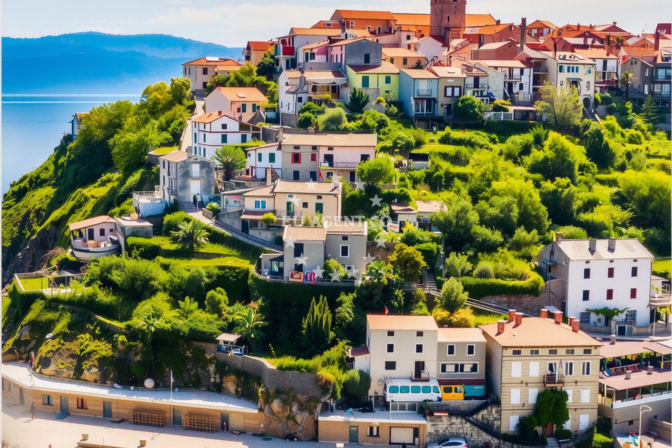 Additional view of Vrbnik harbor in Harbour in Vrbnik on the island Krk, Istria and Kvarner, Croatia photo 14
