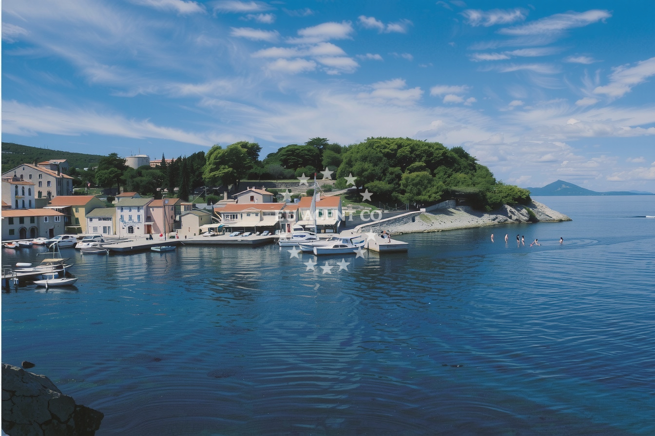 Additional view of Rovenska harbor in Harbour in Veli Lošinj on the island Lošinj, Istria and Kvarner, Croatia photo 7