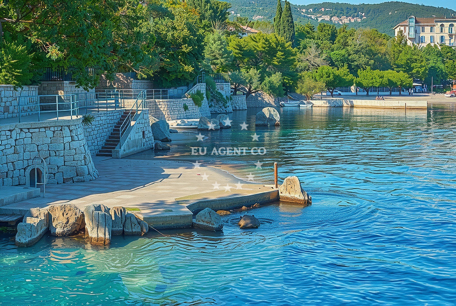Additional view of Lovran harbor in Harbour in Lovran, Istria and Kvarner, Croatia photo 5