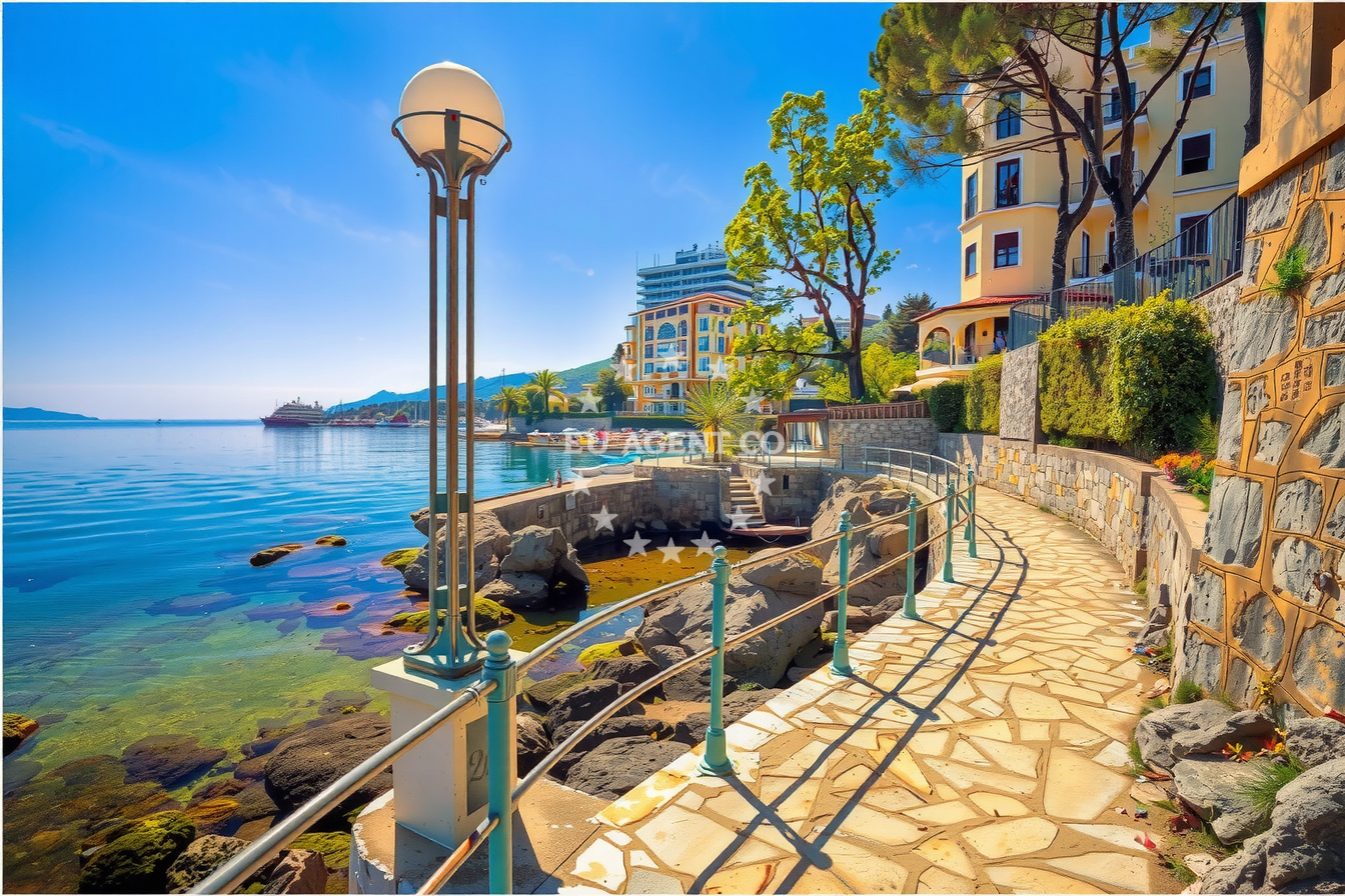 Additional view of Opatija harbor in Harbour in Opatija, Istria and Kvarner, Croatia photo 7