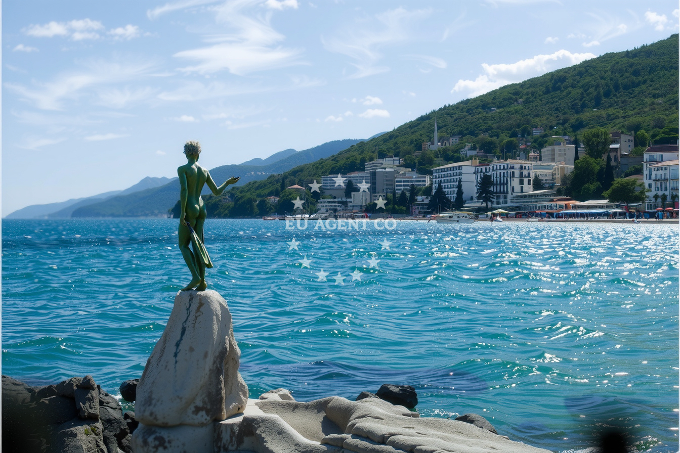 Additional view of Opatija harbor in Harbour in Opatija, Istria and Kvarner, Croatia photo 14