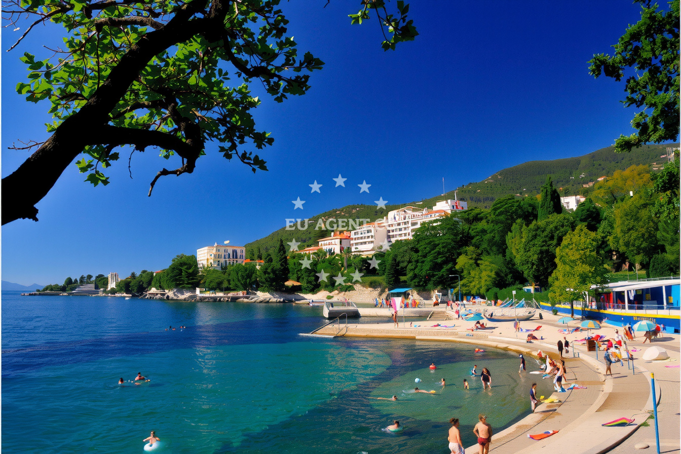 Additional view of Opatija harbor in Harbour in Opatija, Istria and Kvarner, Croatia photo 15