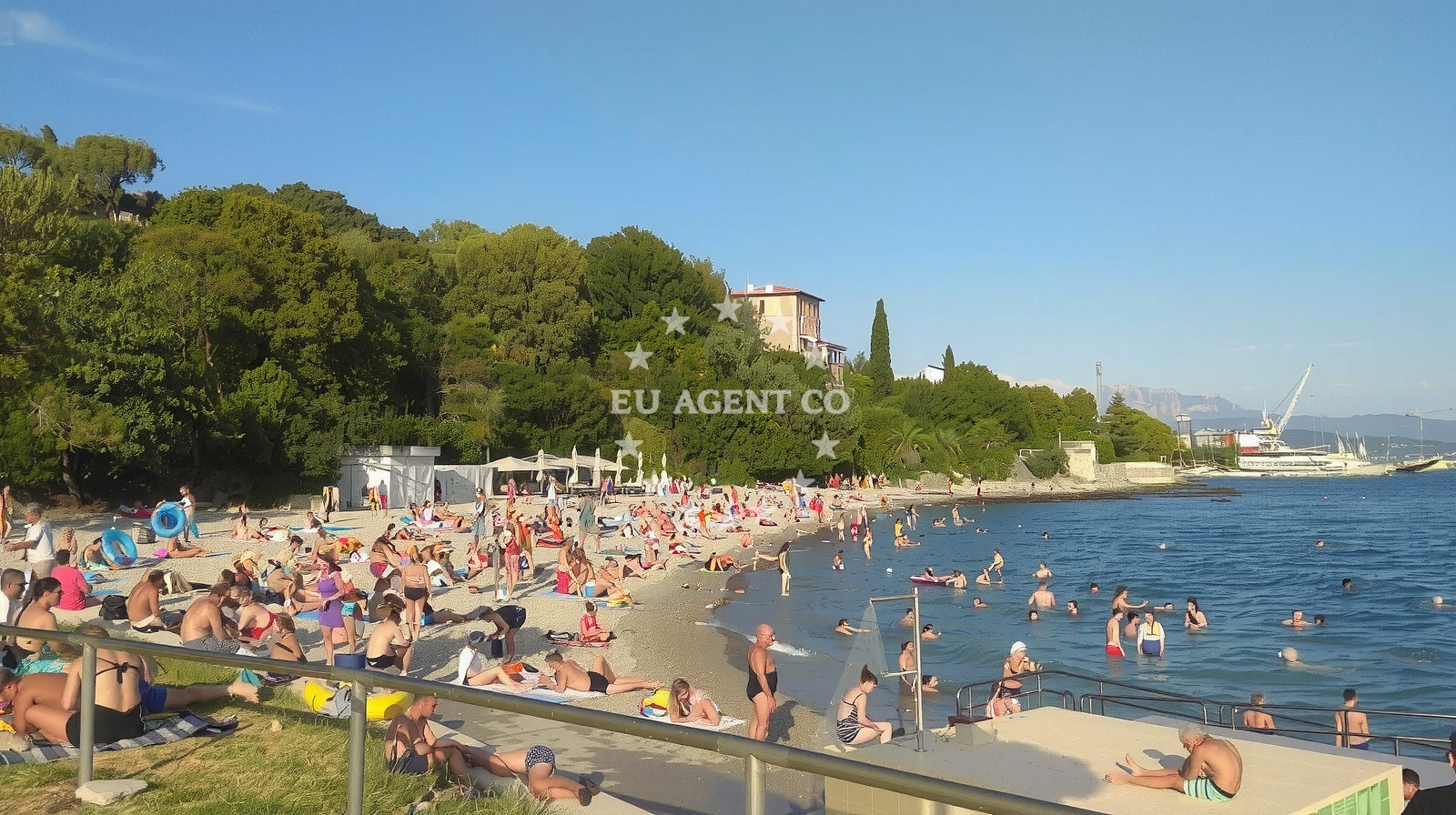 Brgudi Beach near Brgud Harbour, Rijeka, Croatia