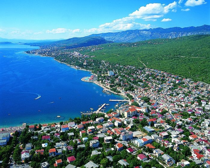 Selce Harbour, Croatia with boat lift and nearby jetties