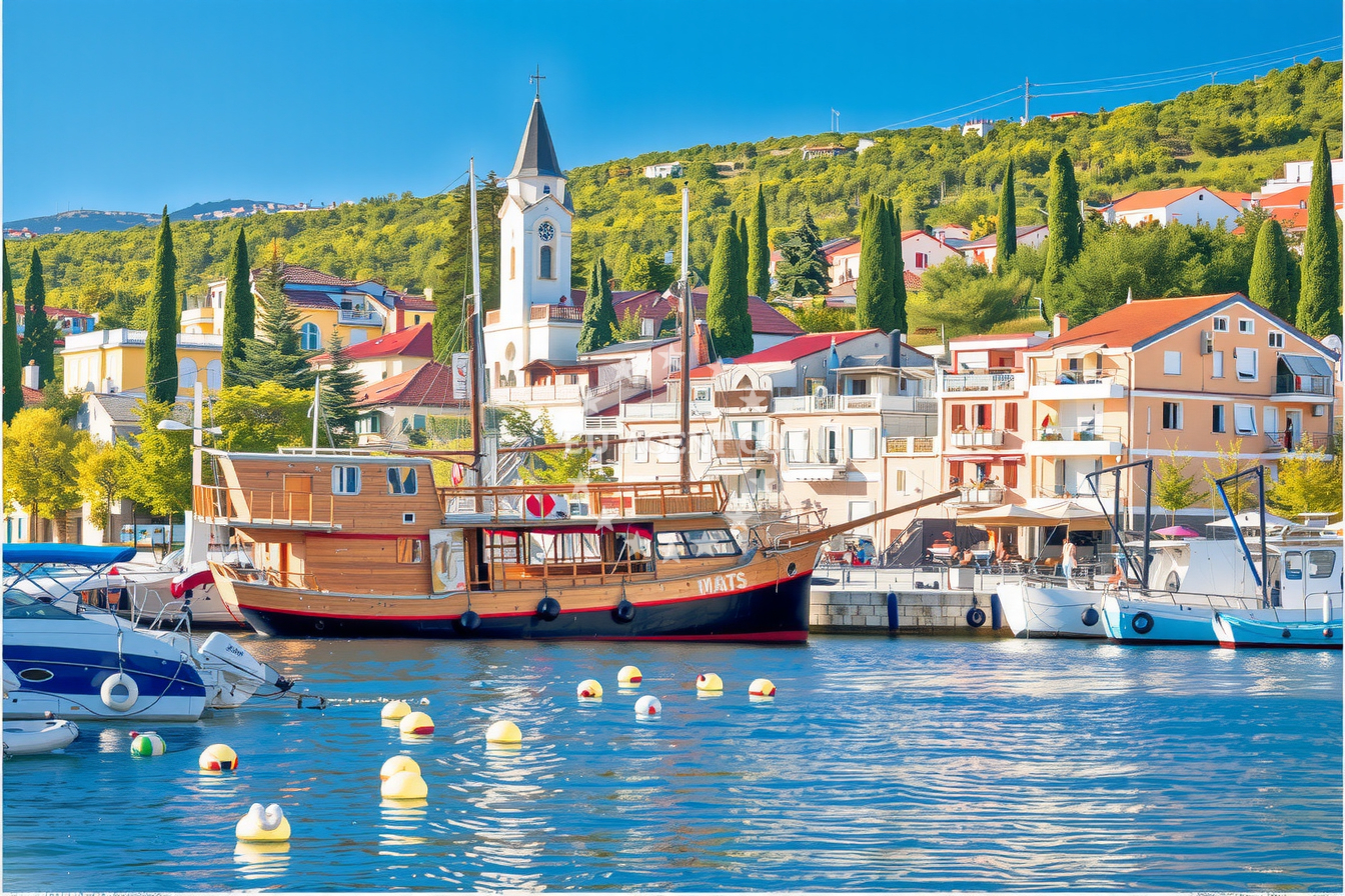 Additional view of Selce harbor in Harbour in Selce, Istria and Kvarner, Croatia photo 15