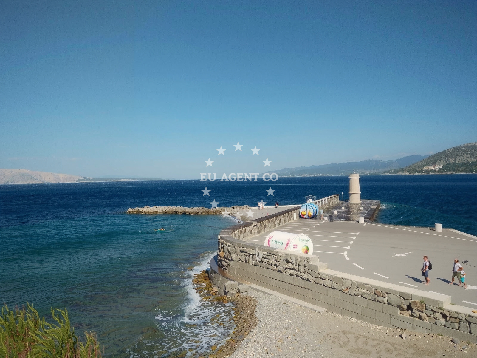 Approach and location view of Senj harbor in Harbour in Senj, Istria and Kvarner, Croatia photo 3