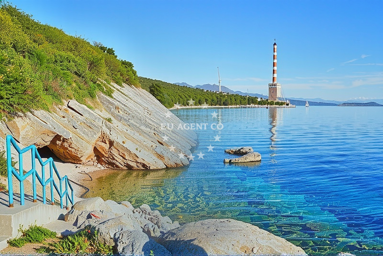 Additional view of Podurinj harbor in Harbour in Urinj, Istria and Kvarner, Croatia photo 5