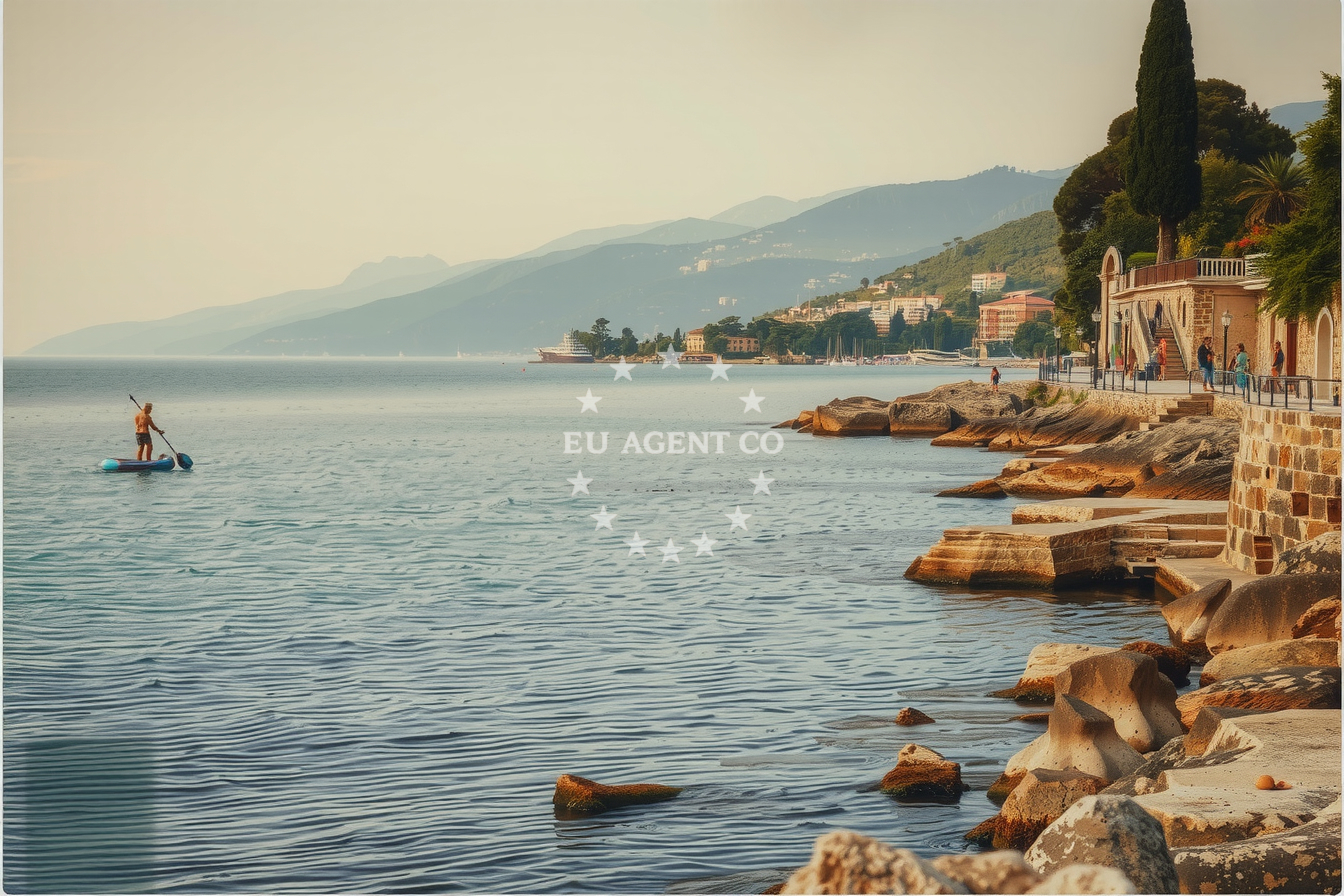 Additional view of Volosko harbor in Harbour in Volosko, Istria and Kvarner, Croatia photo 8