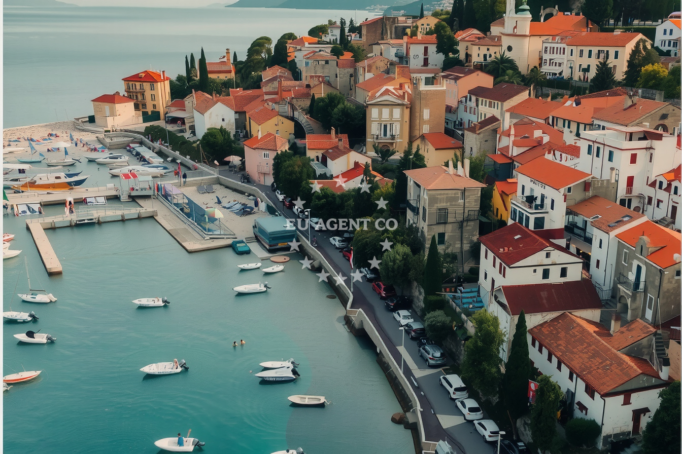 Additional view of Volosko harbor in Harbour in Volosko, Istria and Kvarner, Croatia photo 14