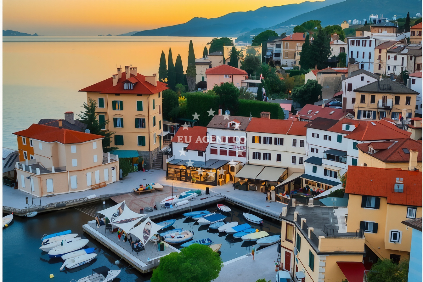 Additional view of Volosko harbor in Harbour in Volosko, Istria and Kvarner, Croatia photo 15
